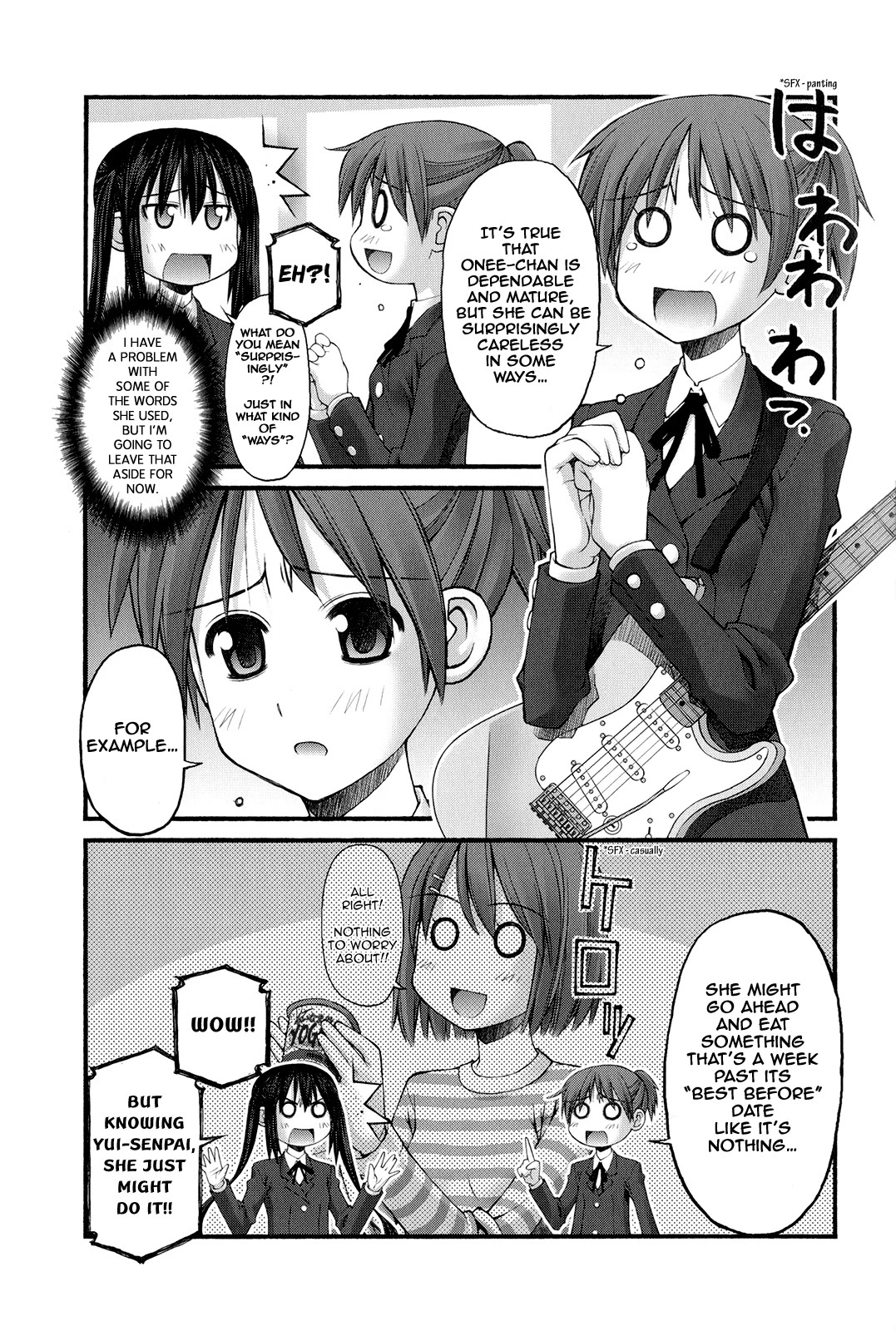 K-ON! Story Anthology Comic Chapter 31 page 3 - Chapter 31: Ui’s Worries Never Stop