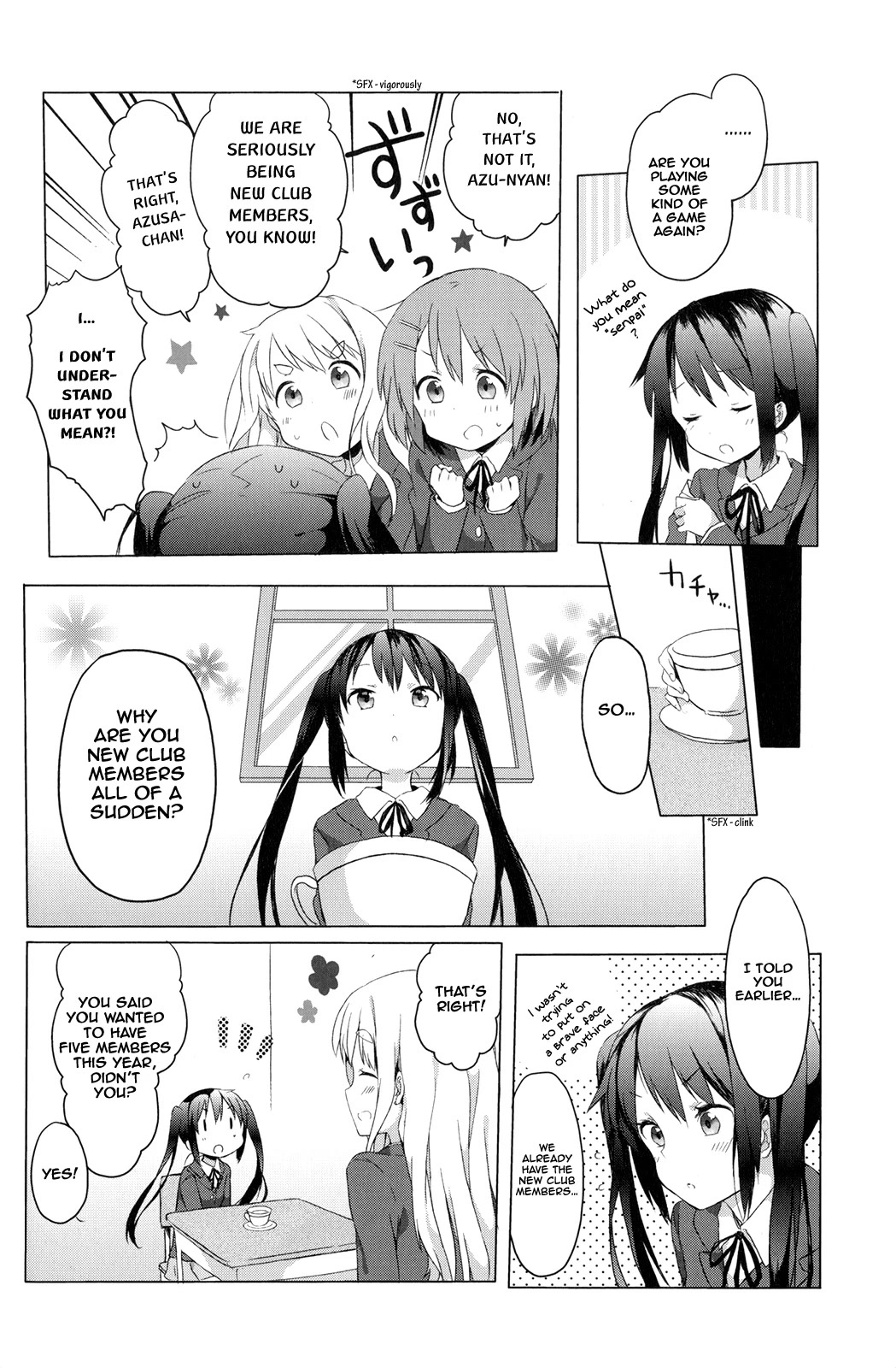K-ON! Story Anthology Comic Chapter 33 page 2 - Chapter 33: Twin-tail! (by Mijin Kouka)