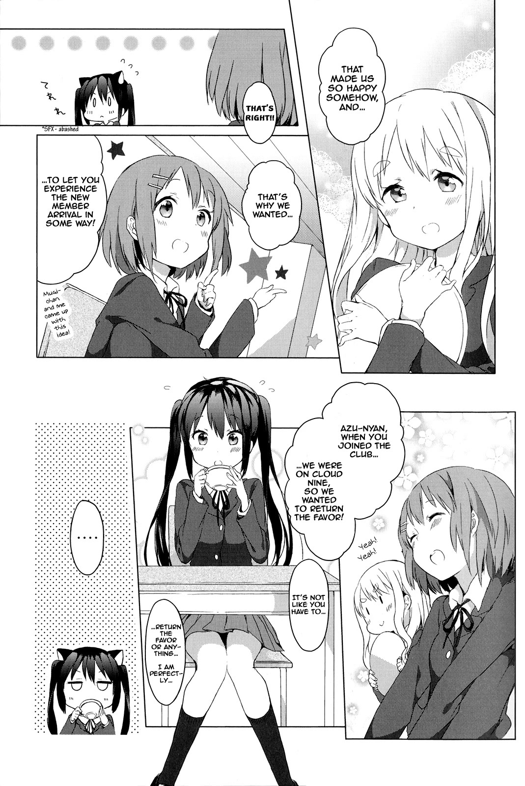 K-ON! Story Anthology Comic Chapter 33 page 3 - Chapter 33: Twin-tail! (by Mijin Kouka)