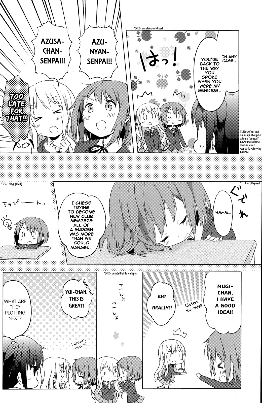 K-ON! Story Anthology Comic Chapter 33 page 4 - Chapter 33: Twin-tail! (by Mijin Kouka)