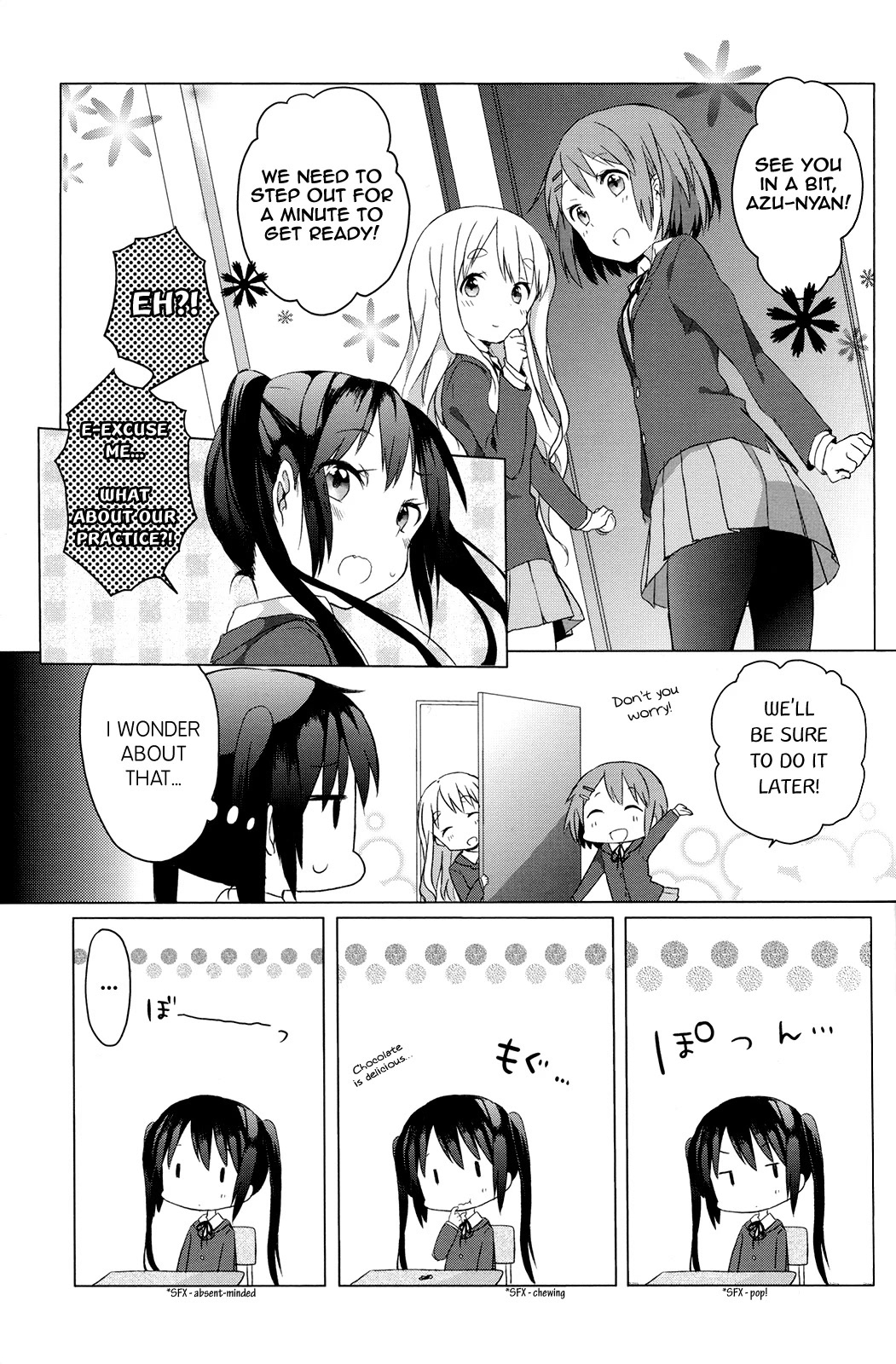 K-ON! Story Anthology Comic Chapter 33 page 5 - Chapter 33: Twin-tail! (by Mijin Kouka)