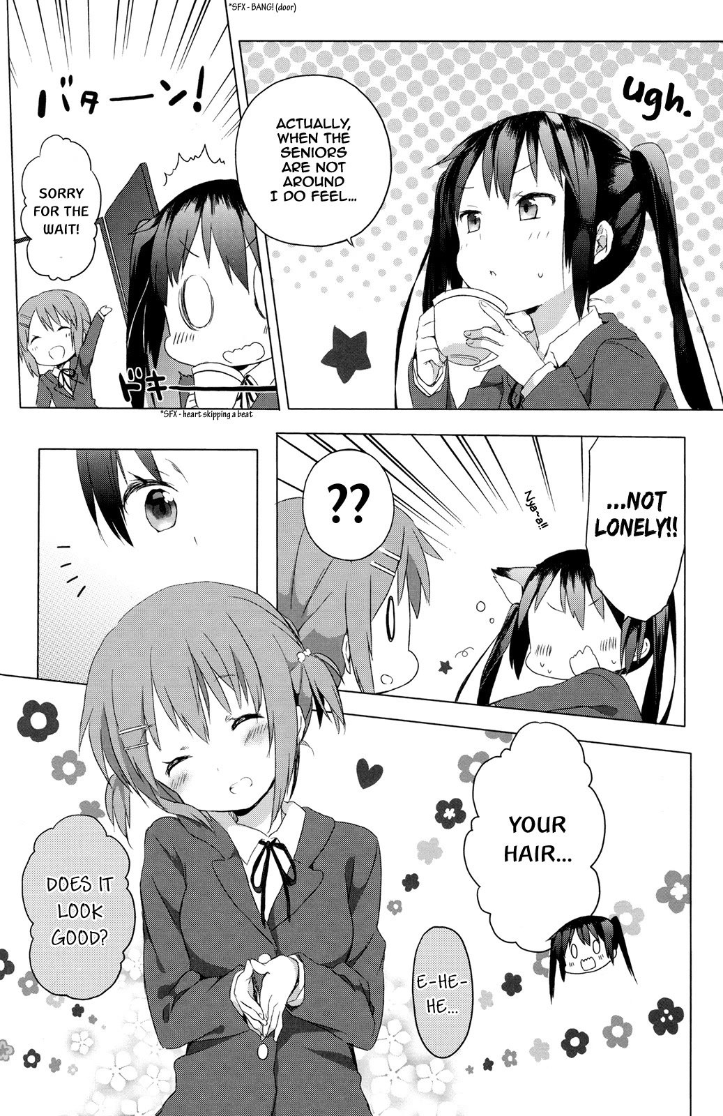 K-ON! Story Anthology Comic Chapter 33 page 6 - Chapter 33: Twin-tail! (by Mijin Kouka)