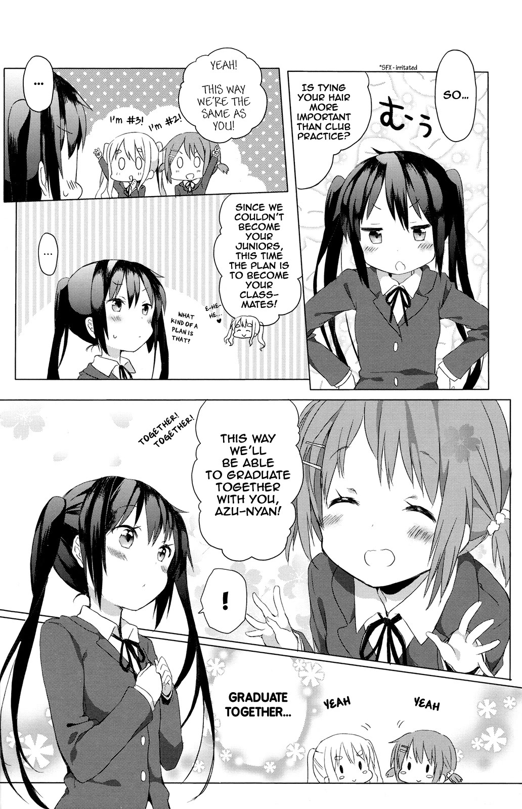 K-ON! Story Anthology Comic Chapter 33 page 8 - Chapter 33: Twin-tail! (by Mijin Kouka)