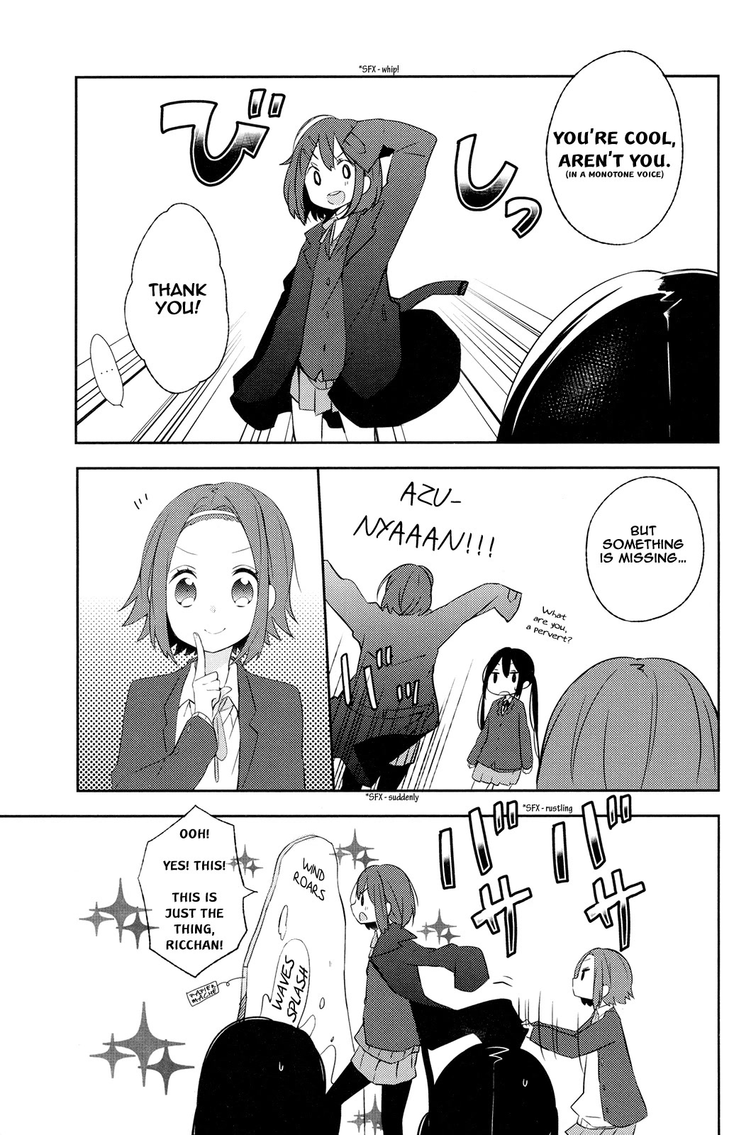 K-ON! Story Anthology Comic Chapter 34 page 3 - Chapter 34: Please Wear The Coat You’re Supposed To Wear! (by Meno)