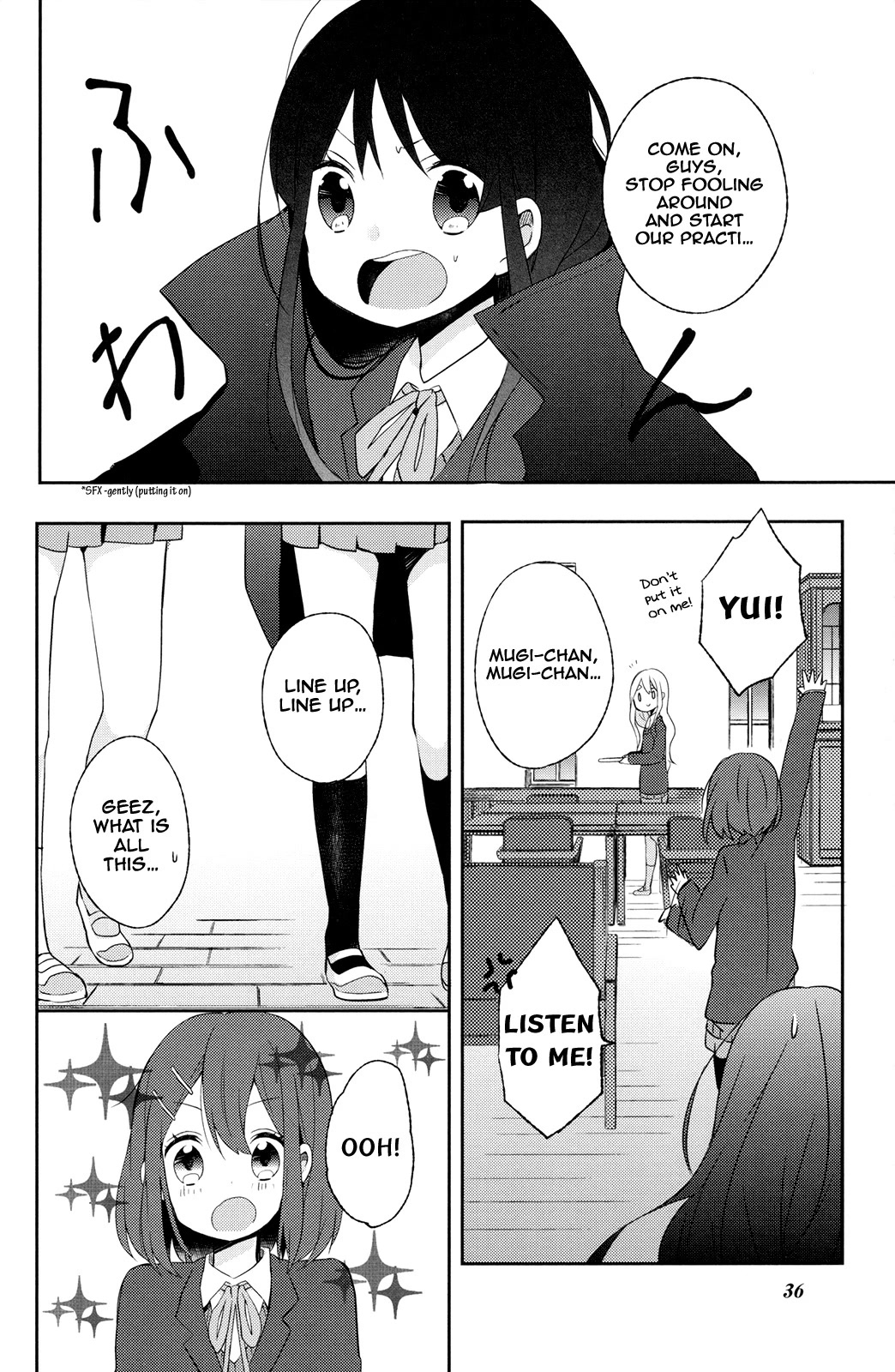 K-ON! Story Anthology Comic Chapter 34 page 4 - Chapter 34: Please Wear The Coat You’re Supposed To Wear! (by Meno)