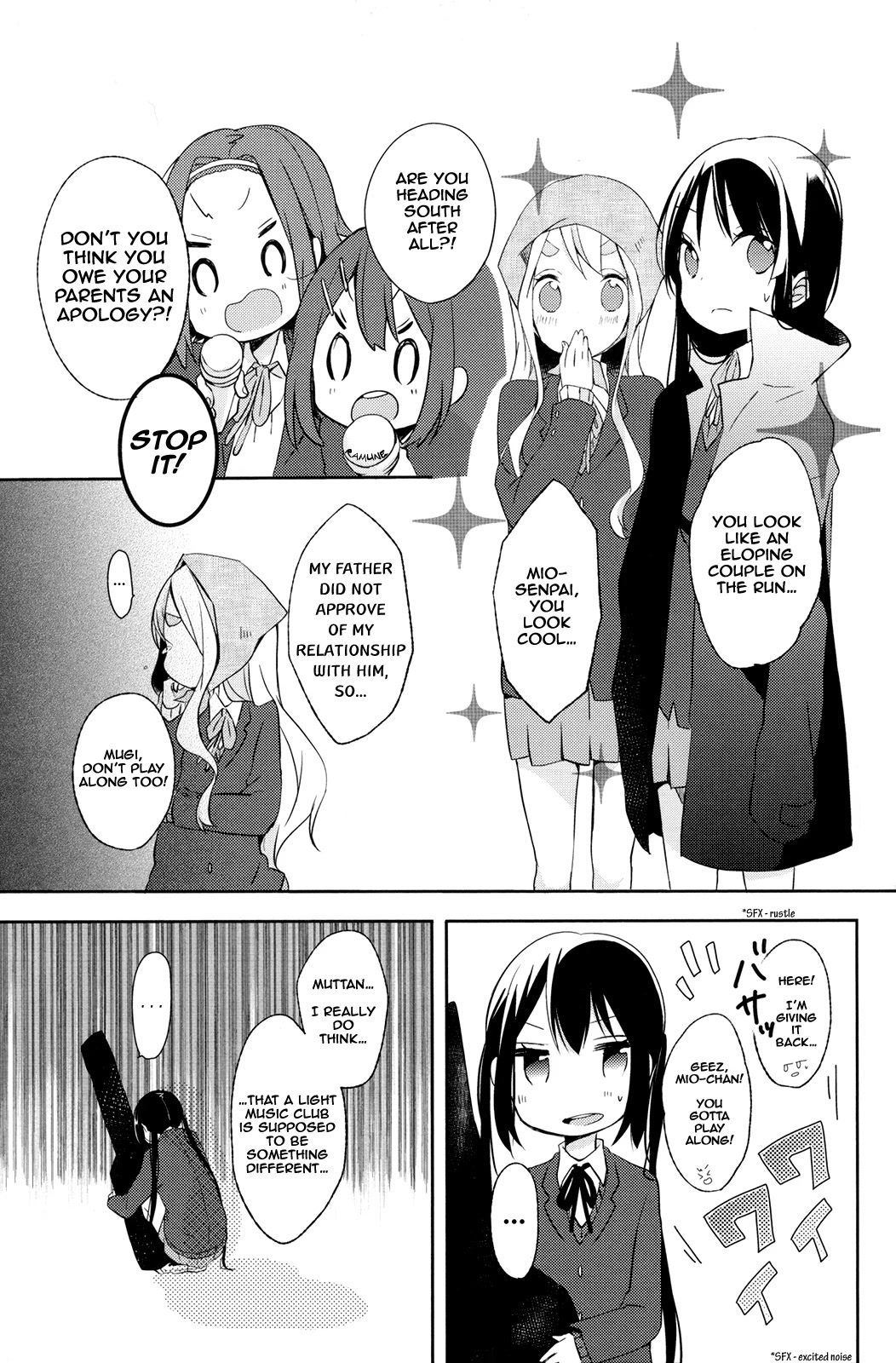 K-ON! Story Anthology Comic Chapter 34 page 5 - Chapter 34: Please Wear The Coat You’re Supposed To Wear! (by Meno)