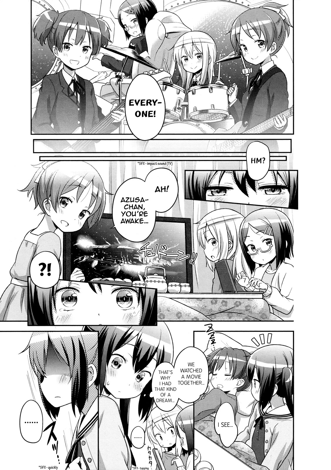K-ON! Story Anthology Comic Chapter 35 page 9 - Chapter 35: K-ON! in the space. (by Kuinji 51-go)