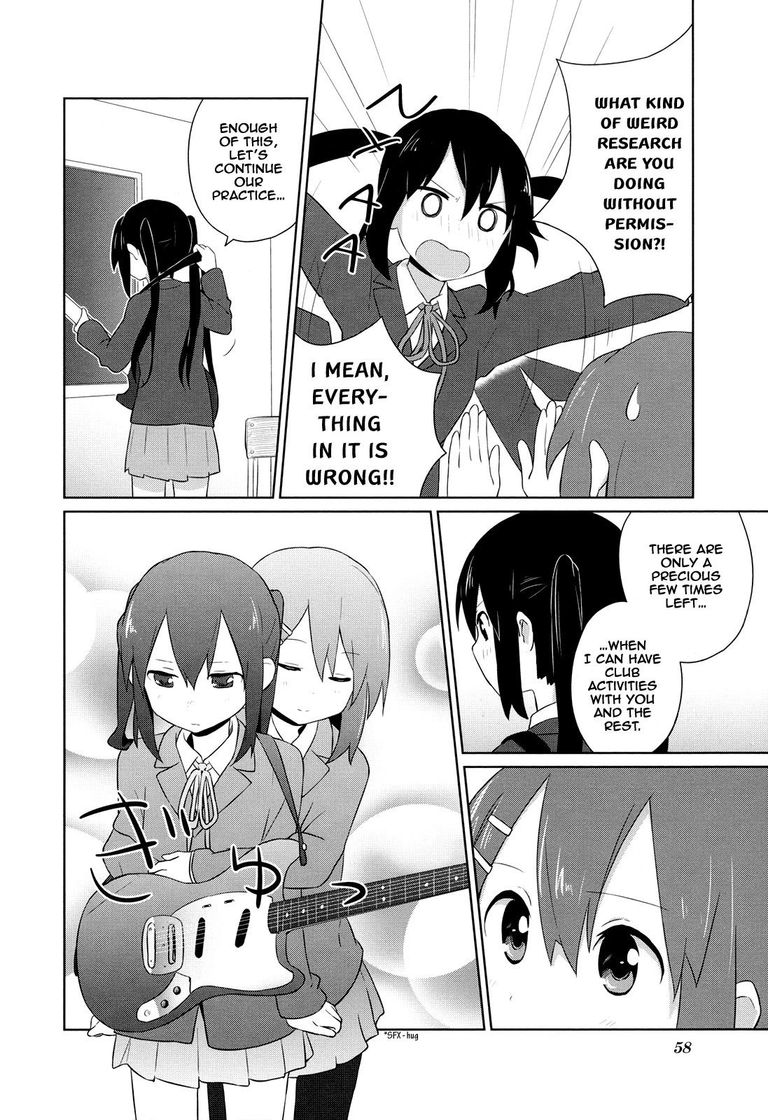 K-ON! Story Anthology Comic Chapter 36 page 6 - Chapter 36: What’s a College Student? (by Tada Tada)