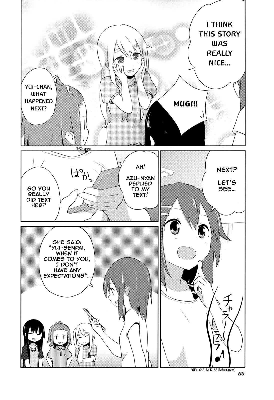K-ON! Story Anthology Comic Chapter 36 page 8 - Chapter 36: What’s a College Student? (by Tada Tada)