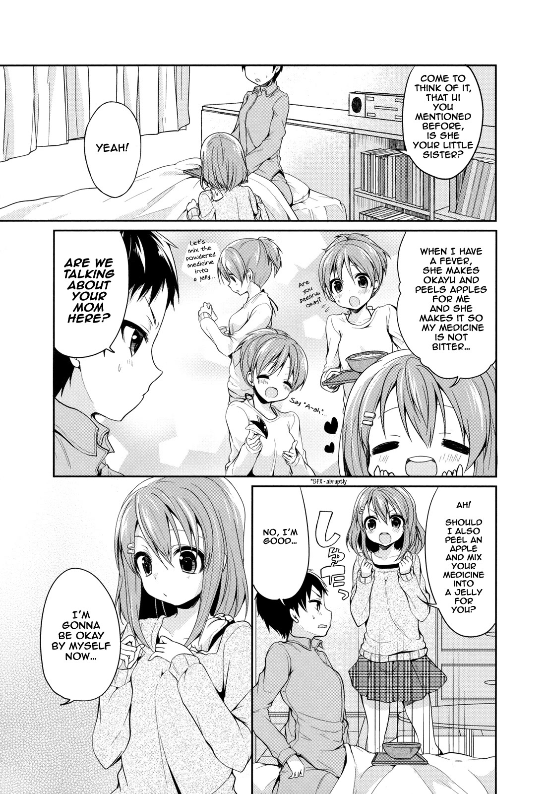 K-ON! Story Anthology Comic Chapter 37 page 5 - Chapter 37: Looking After! (by Masayu)