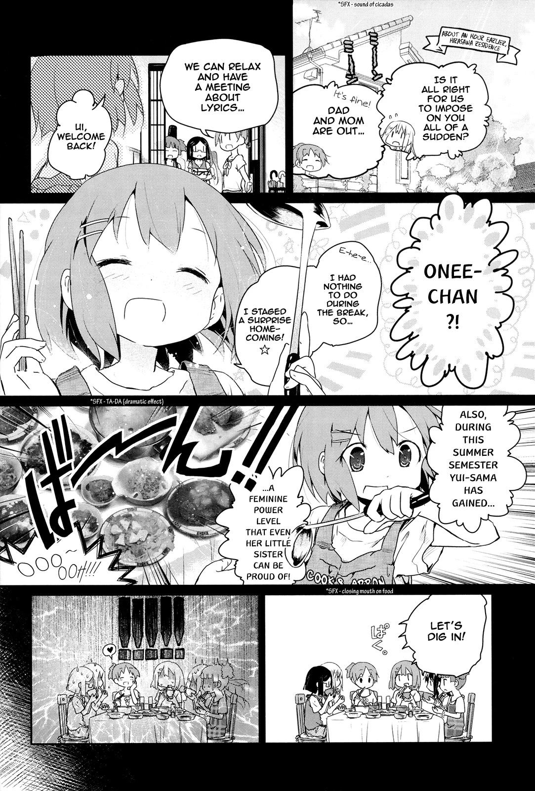 K-ON! Story Anthology Comic Chapter 38 page 2 - Chapter 38: Nightmare in the House of Hirasawa (by Kuroba-U)