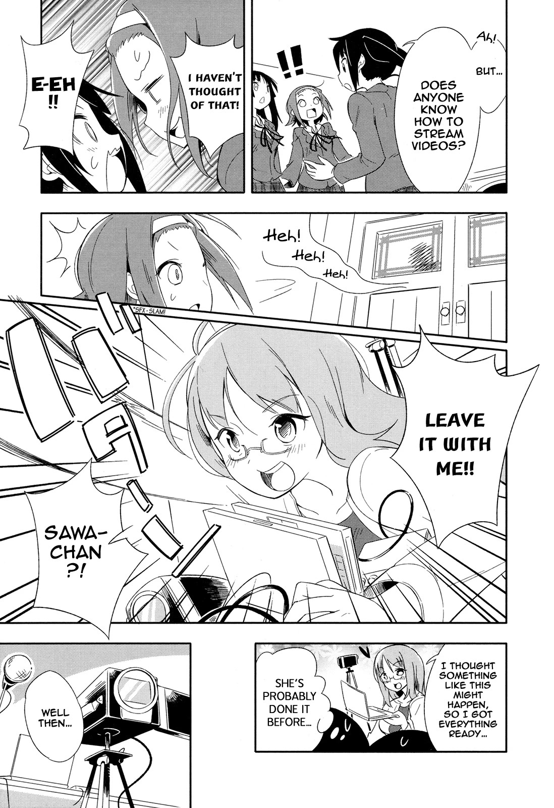 K-ON! Story Anthology Comic Chapter 39 page 3 - Chapter 39: Mio-chan Goes Global! (by Makurabe Shoma)