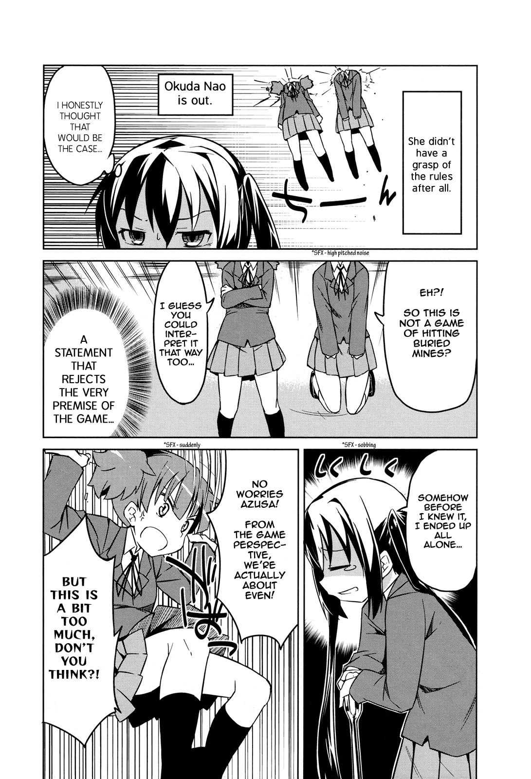K-ON! Story Anthology Comic Chapter 41 page 6 - Chapter 41: Sweeper Girls (by Kounosu Satori)