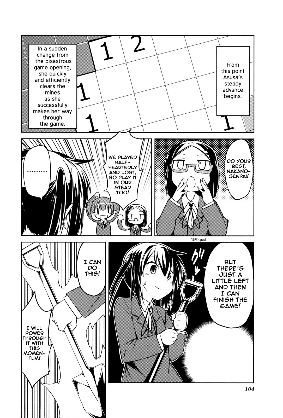 K-ON! Story Anthology Comic Chapter 41 page 8 - Chapter 41: Sweeper Girls (by Kounosu Satori)