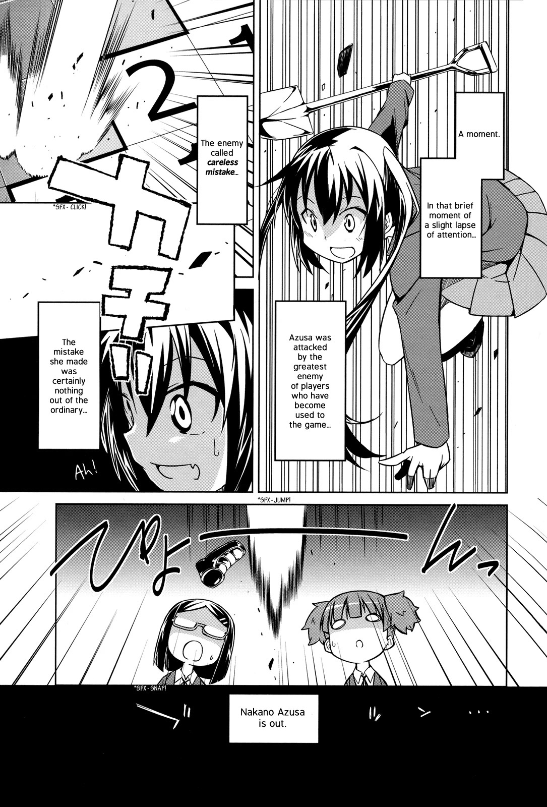 K-ON! Story Anthology Comic Chapter 41 page 9 - Chapter 41: Sweeper Girls (by Kounosu Satori)