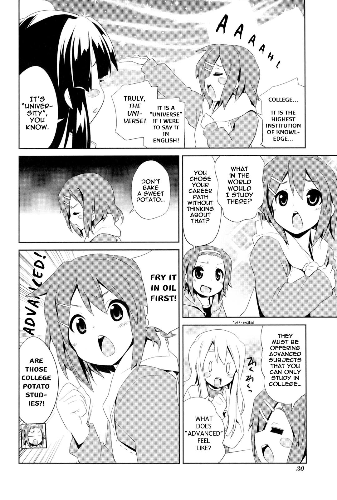 K-ON! Story Anthology Comic Chapter 5 page 2 - Chapter 5: The Afterschool Never Ends (by Sato Yoshimi)