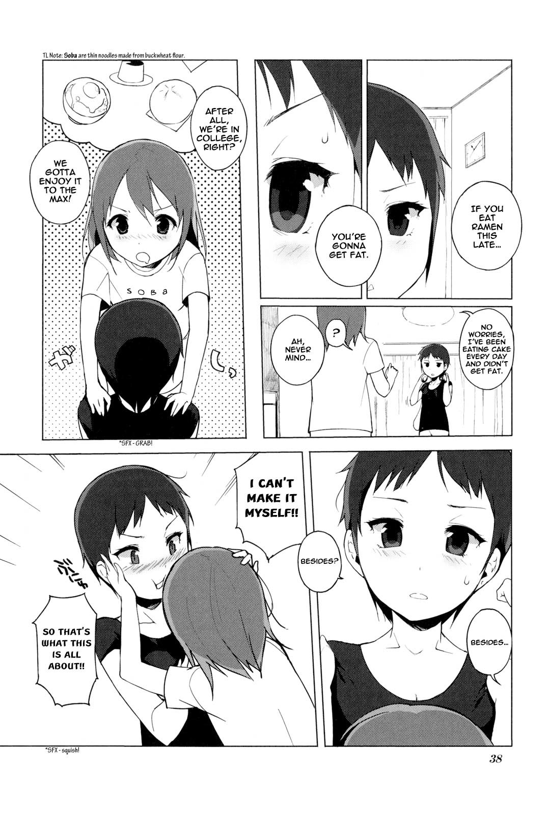 K-ON! Story Anthology Comic Chapter 6 page 2 - Chapter 6: Night Snacking Club! (by Sasamori Tomoe)