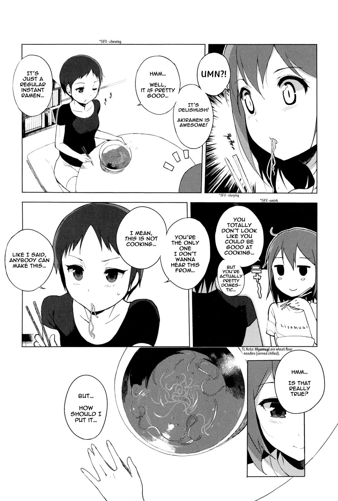 K-ON! Story Anthology Comic Chapter 6 page 6 - Chapter 6: Night Snacking Club! (by Sasamori Tomoe)