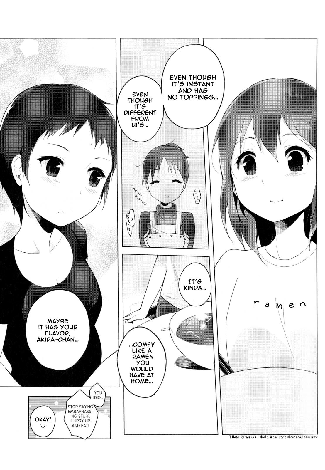 K-ON! Story Anthology Comic Chapter 6 page 7 - Chapter 6: Night Snacking Club! (by Sasamori Tomoe)