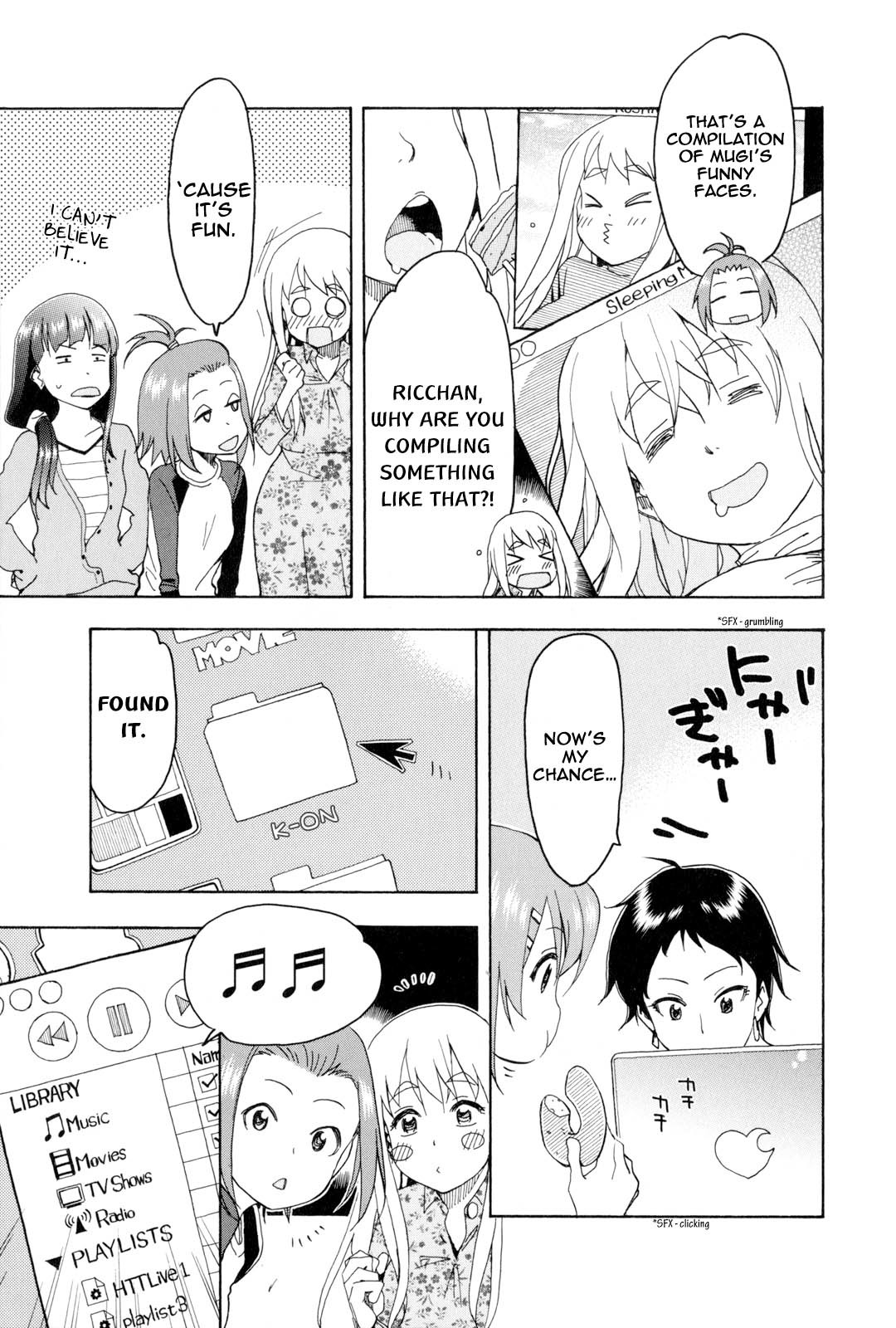 K-ON! Story Anthology Comic Chapter 7 page 3 - Chapter 7: DJ Yui-chan (by Ooi Masakazu)