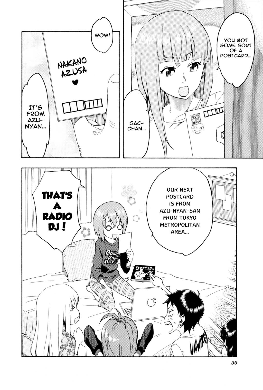K-ON! Story Anthology Comic Chapter 7 page 6 - Chapter 7: DJ Yui-chan (by Ooi Masakazu)