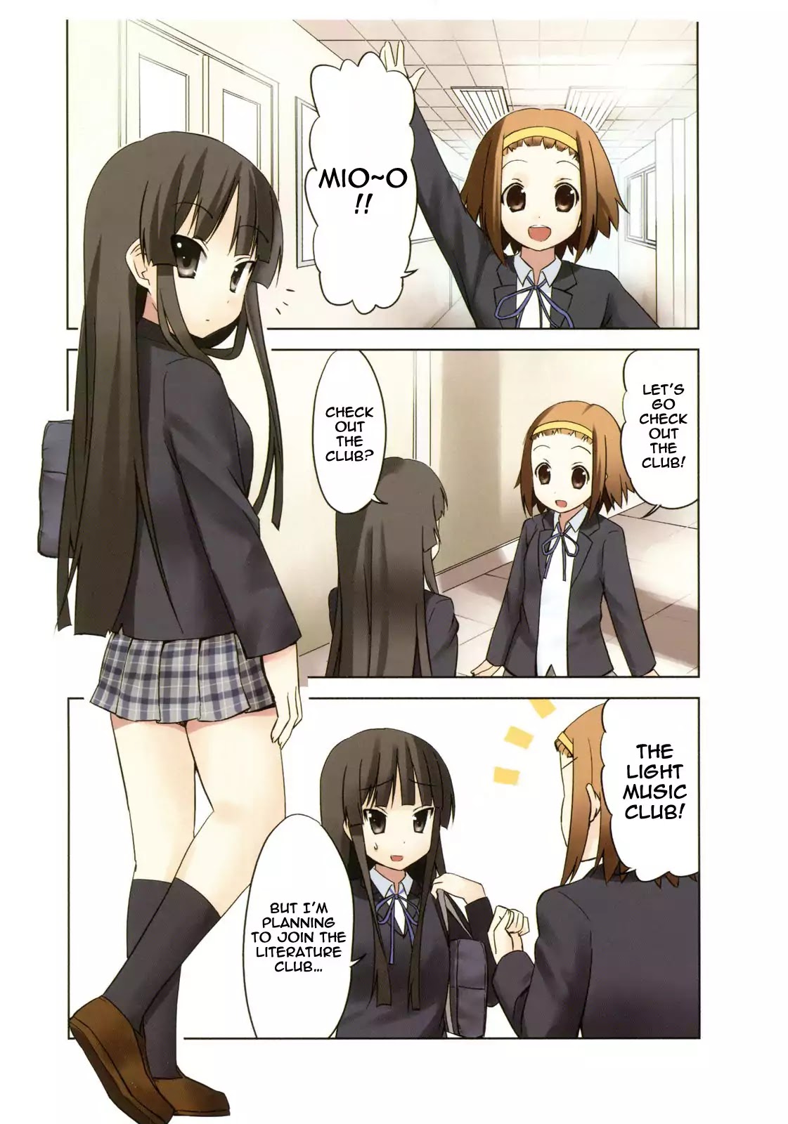 K-ON! Chapter 1.1 page 3 - Vol.1 Chapter 1