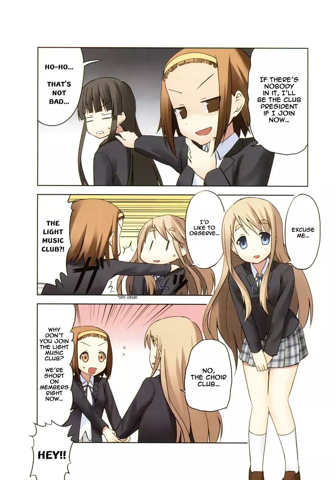 K-ON! Chapter 1.1 page 6 - Vol.1 Chapter 1