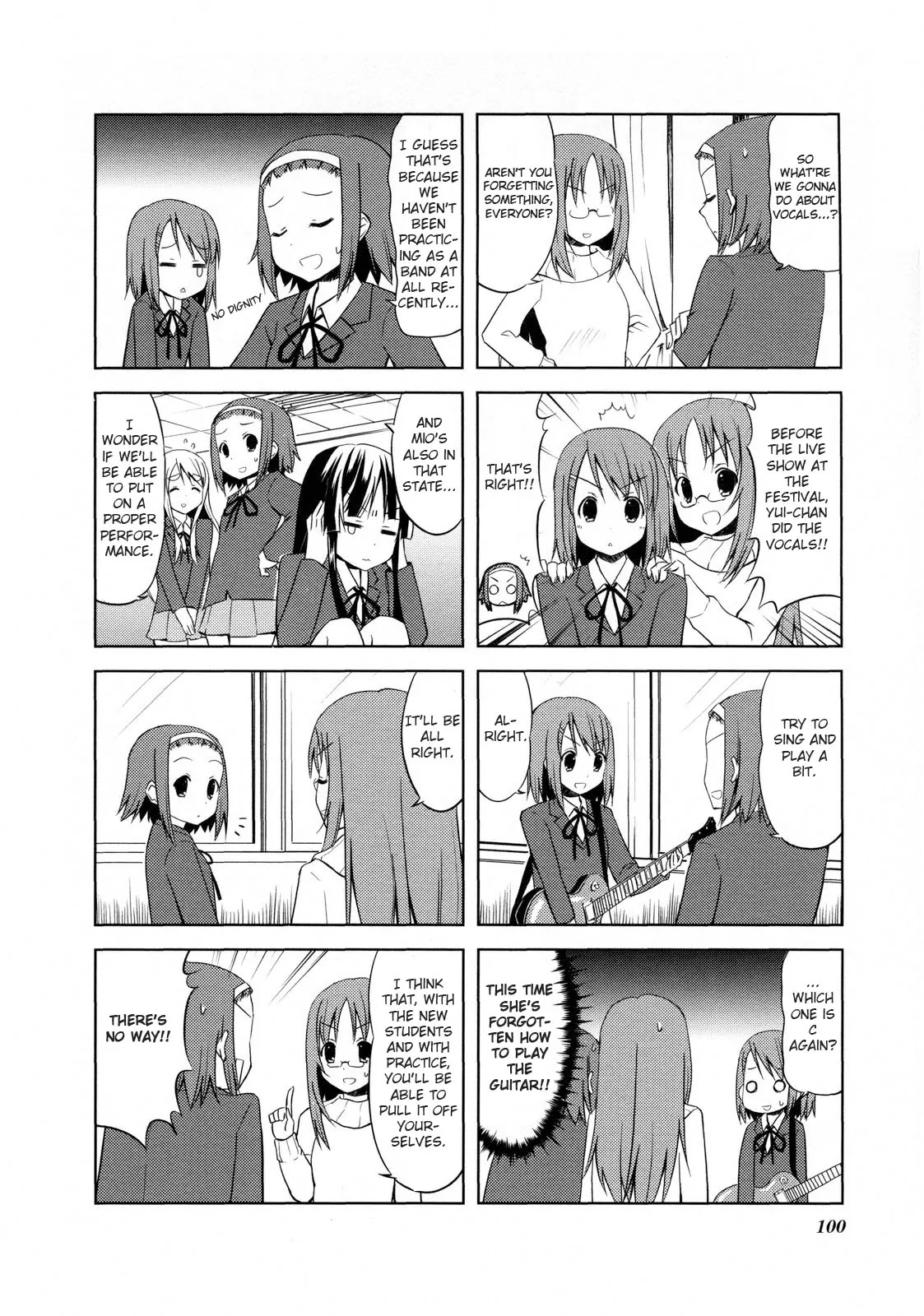 K-ON! Chapter 1.12 page 8 - Vol.1 Chapter 12