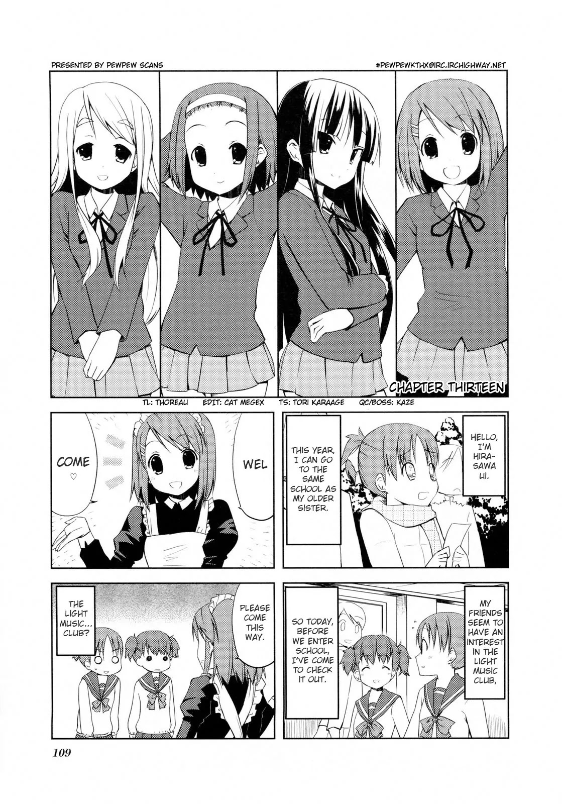K-ON! Chapter 1.14 page 1 - Vol.1 Chapter 14