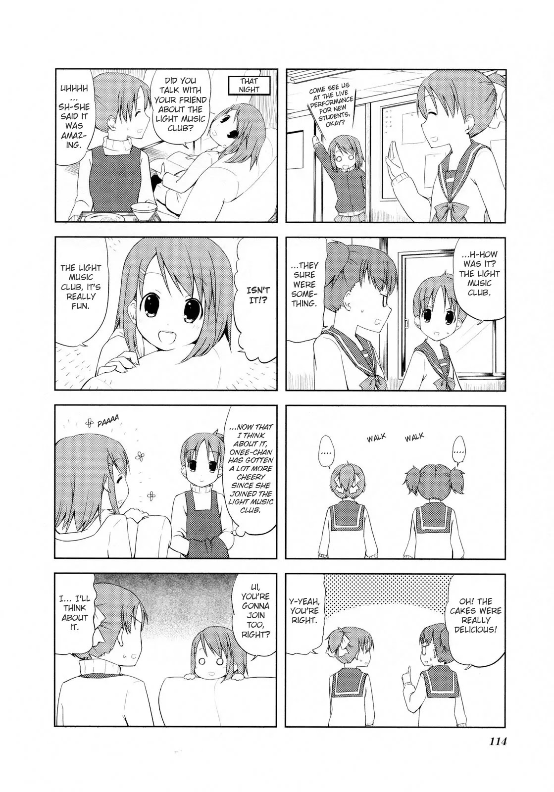 K-ON! Chapter 1.14 page 6 - Vol.1 Chapter 14