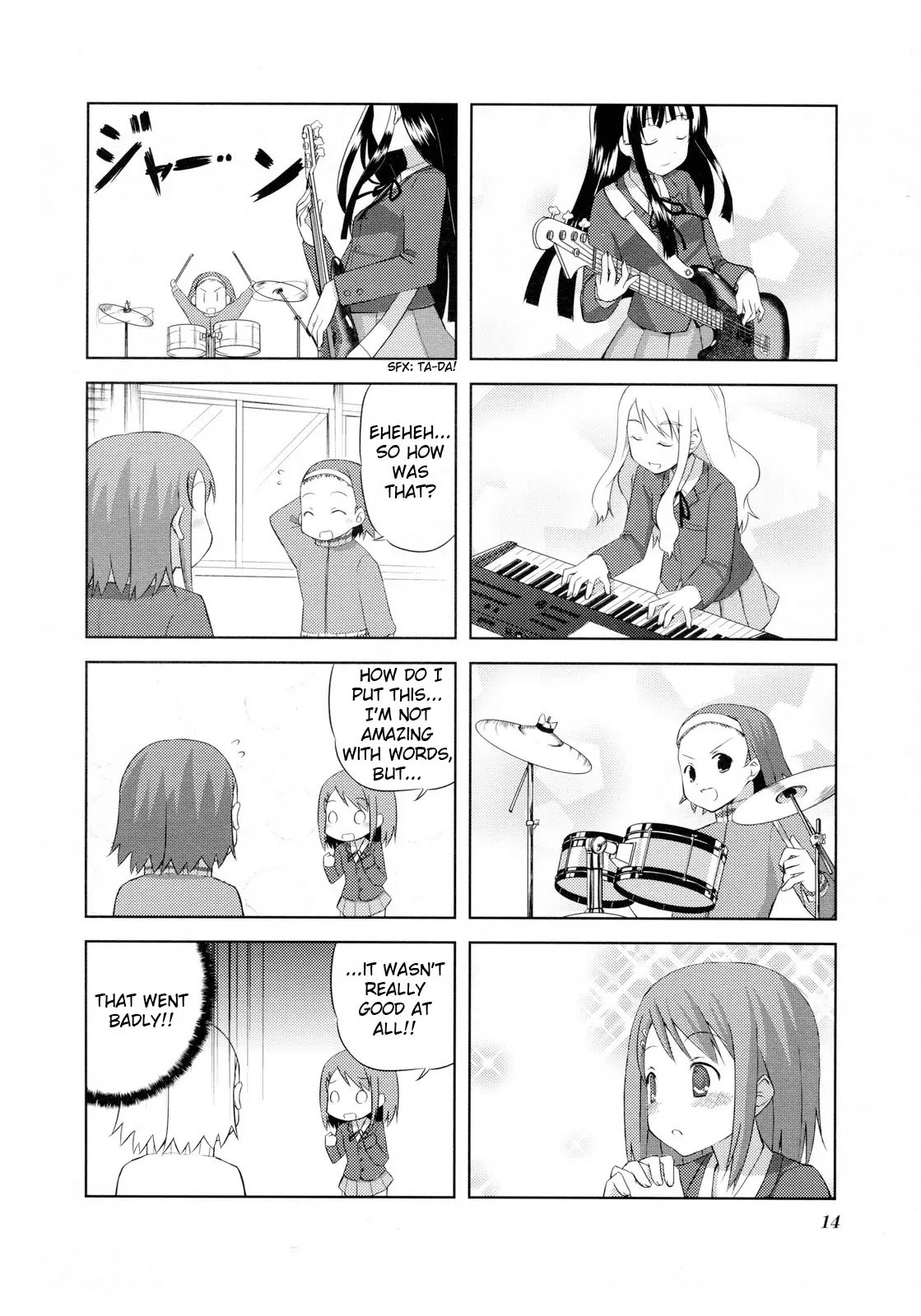 K-ON! Chapter 1.2 page 6 - Vol.1 Chapter 2