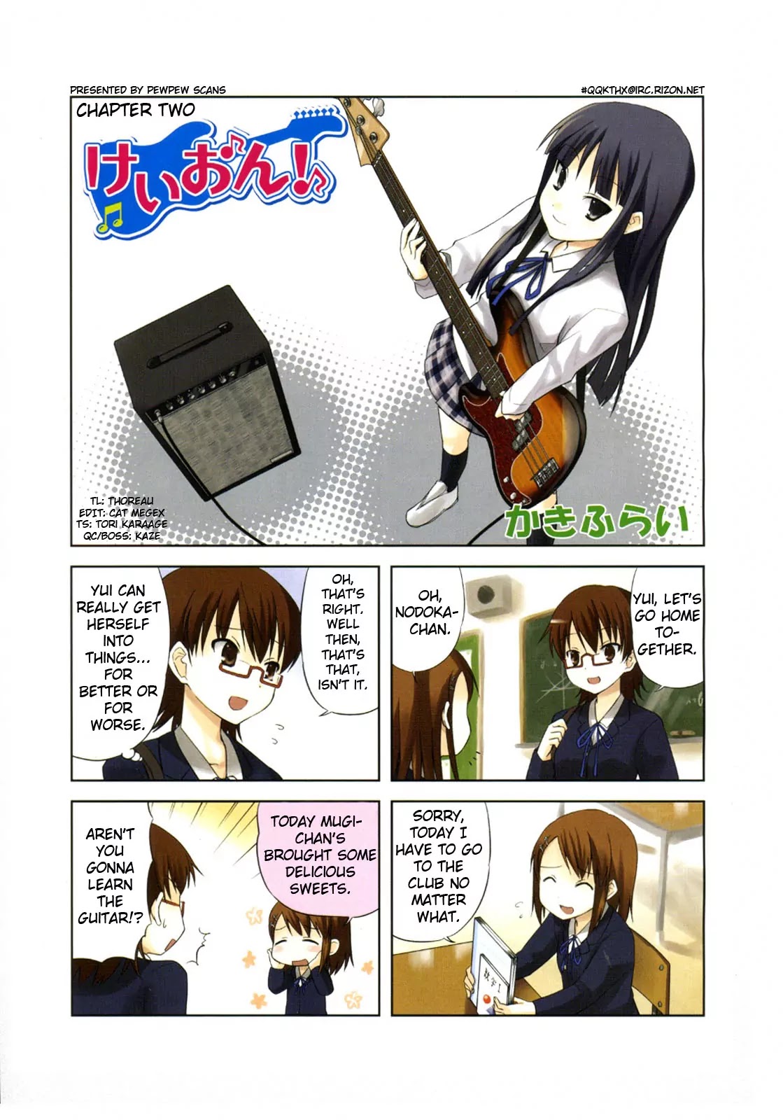K-ON! Chapter 1.3 page 1 - Vol.1 Chapter 3