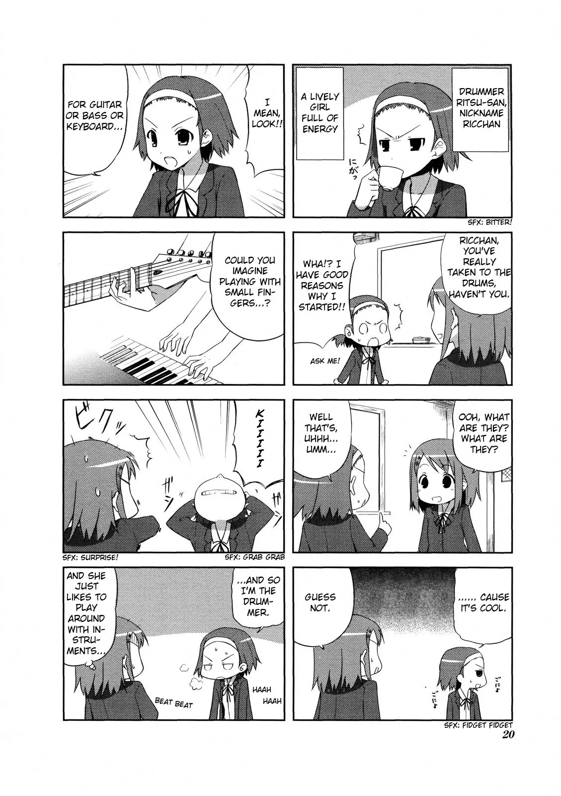 K-ON! Chapter 1.3 page 4 - Vol.1 Chapter 3