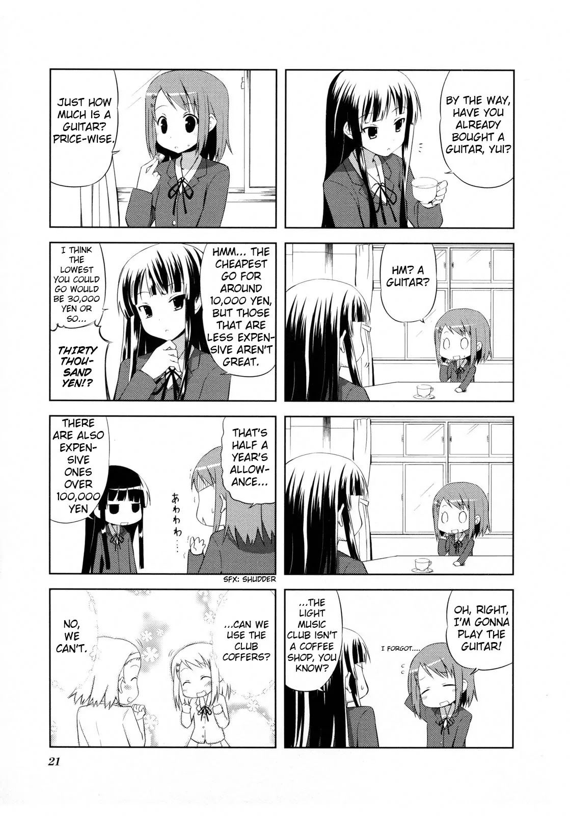 K-ON! Chapter 1.3 page 5 - Vol.1 Chapter 3