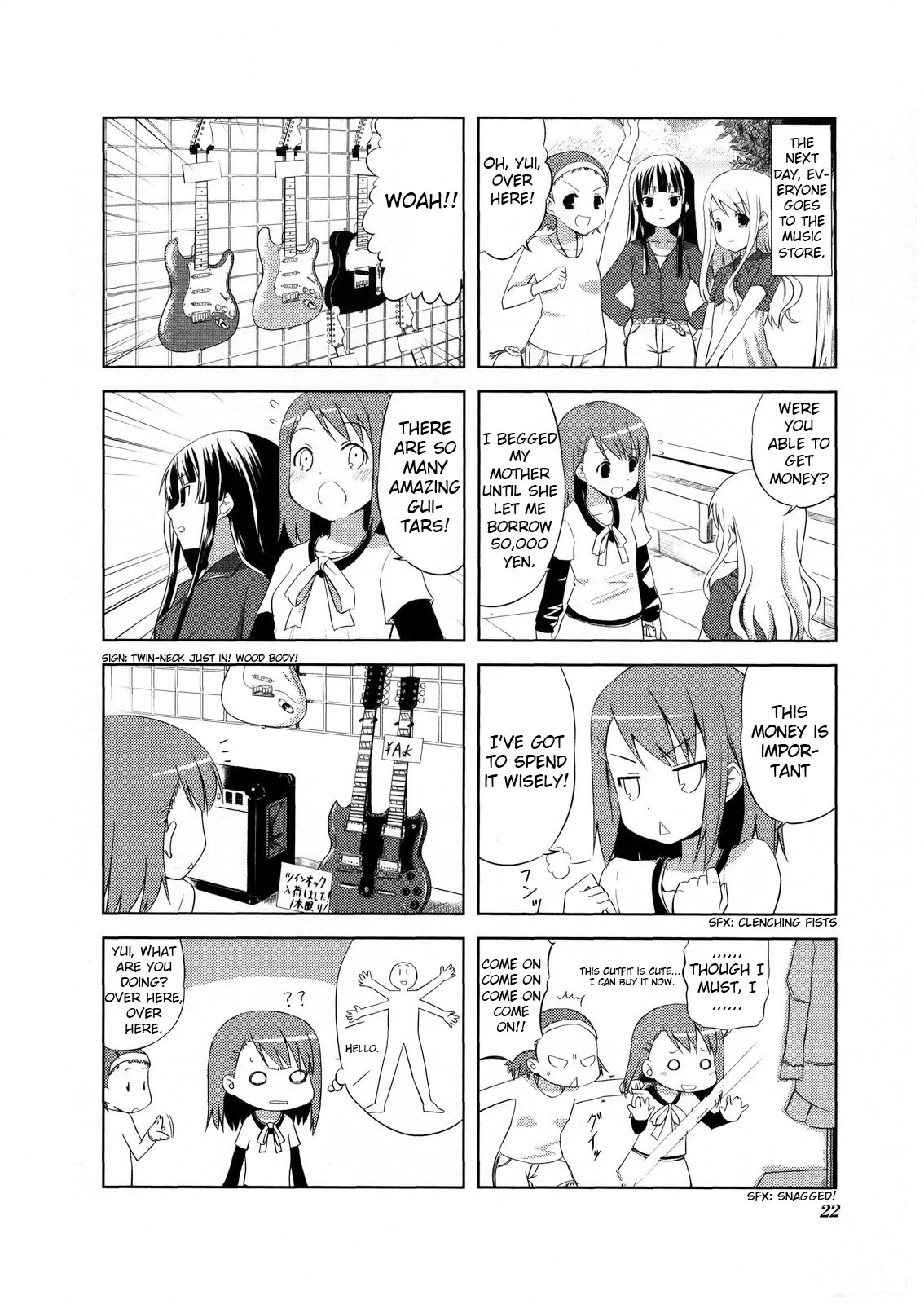 K-ON! Chapter 1.3 page 6 - Vol.1 Chapter 3