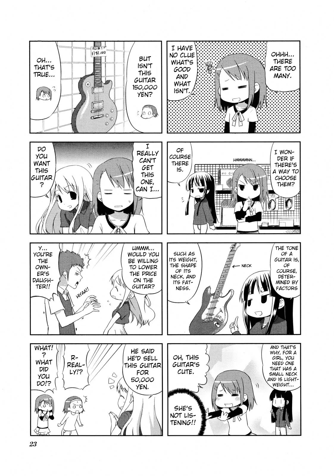 K-ON! Chapter 1.3 page 7 - Vol.1 Chapter 3