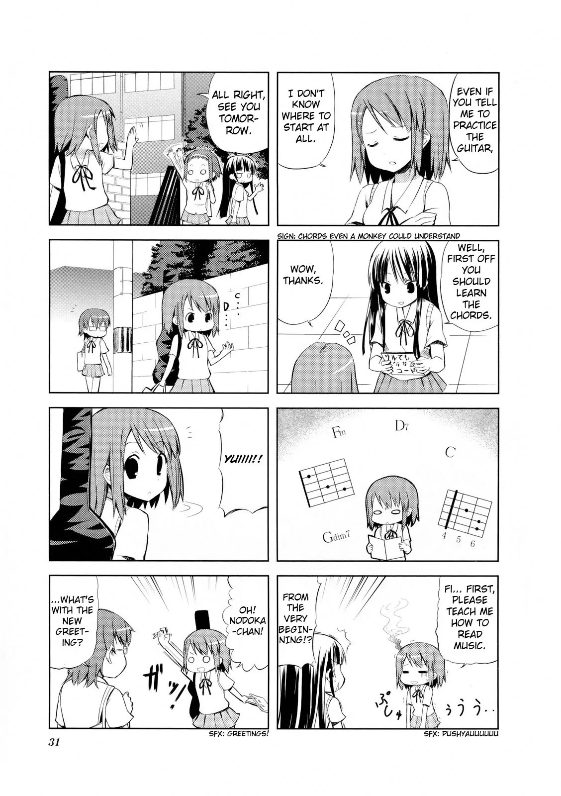 K-ON! Chapter 1.4 page 7 - Vol.1 Chapter 4