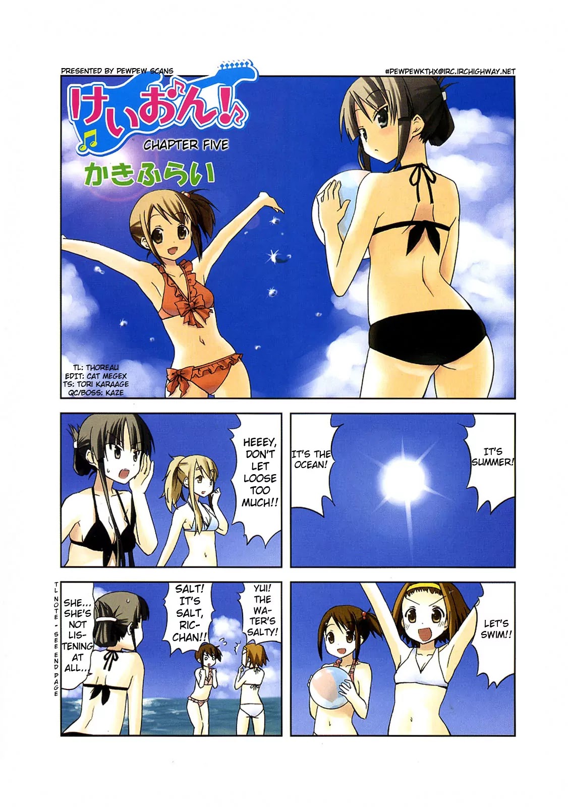 K-ON! Chapter 1.6 page 1 - Vol.1 Chapter 6