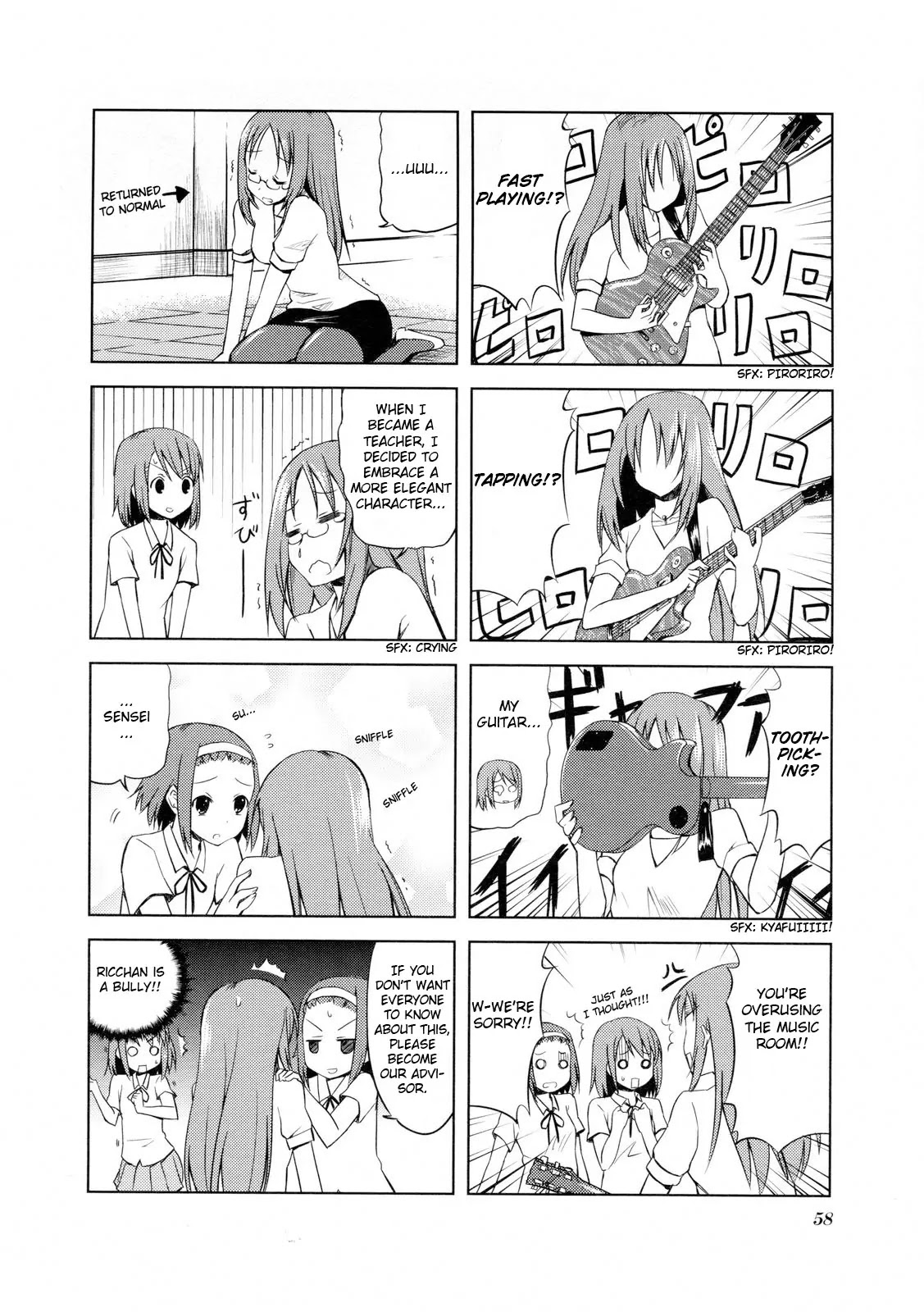K-ON! Chapter 1.7 page 8 - Vol.1 Chapter 7