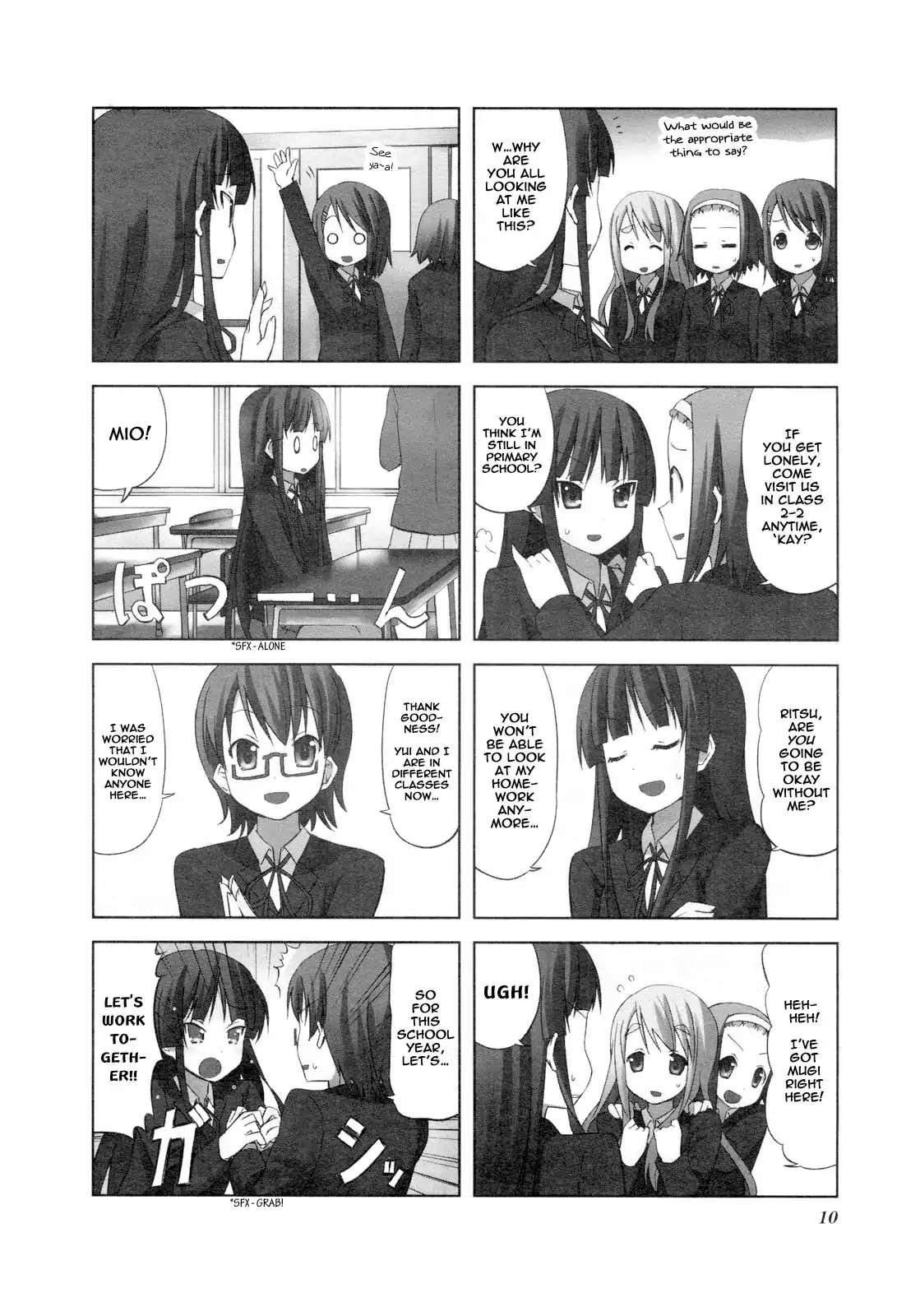 K-ON! Chapter 2.1 page 10 - Vol.2 Chapter 1