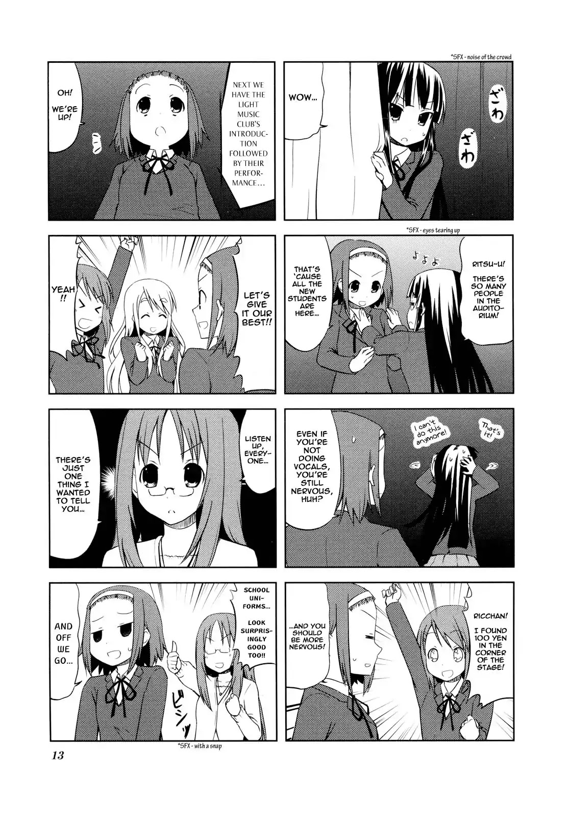K-ON! Chapter 2.1 page 13 - Vol.2 Chapter 1