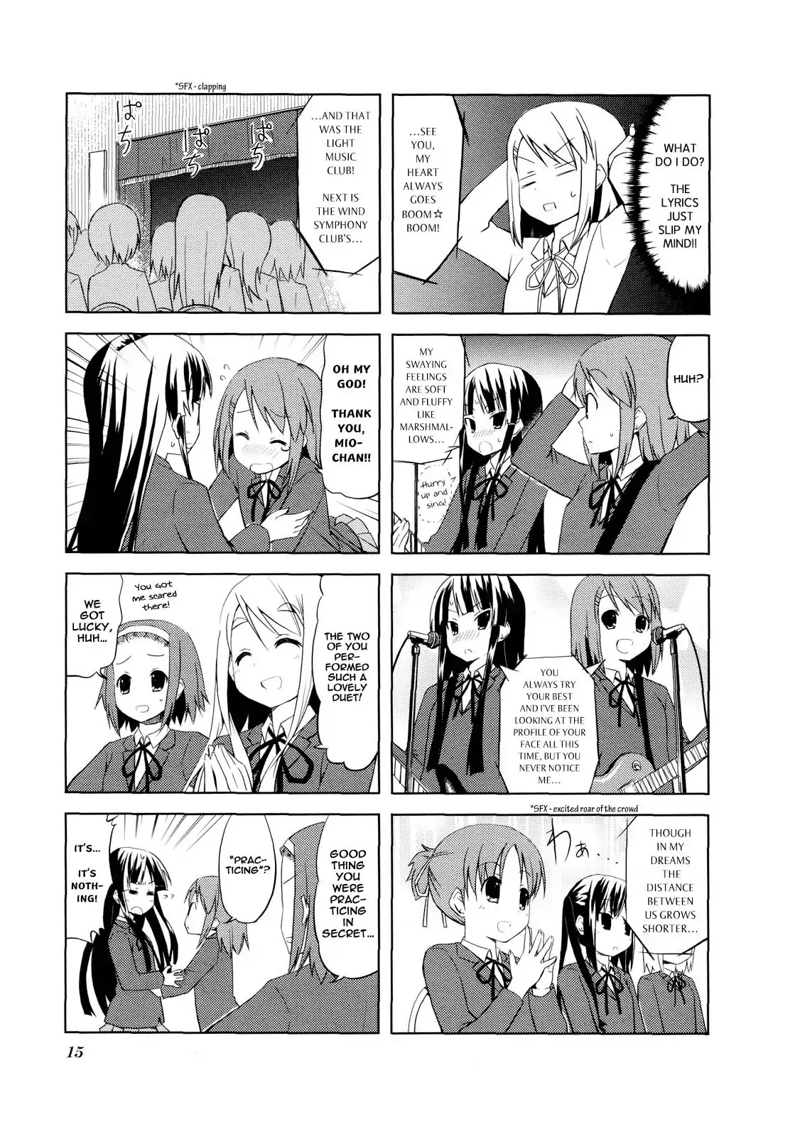 K-ON! Chapter 2.1 page 15 - Vol.2 Chapter 1