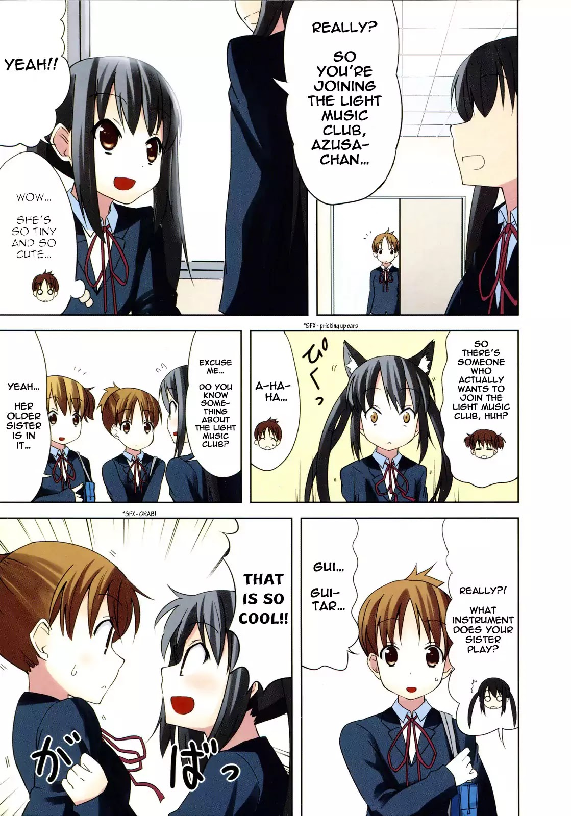 K-ON! Chapter 2.1 page 7 - Vol.2 Chapter 1