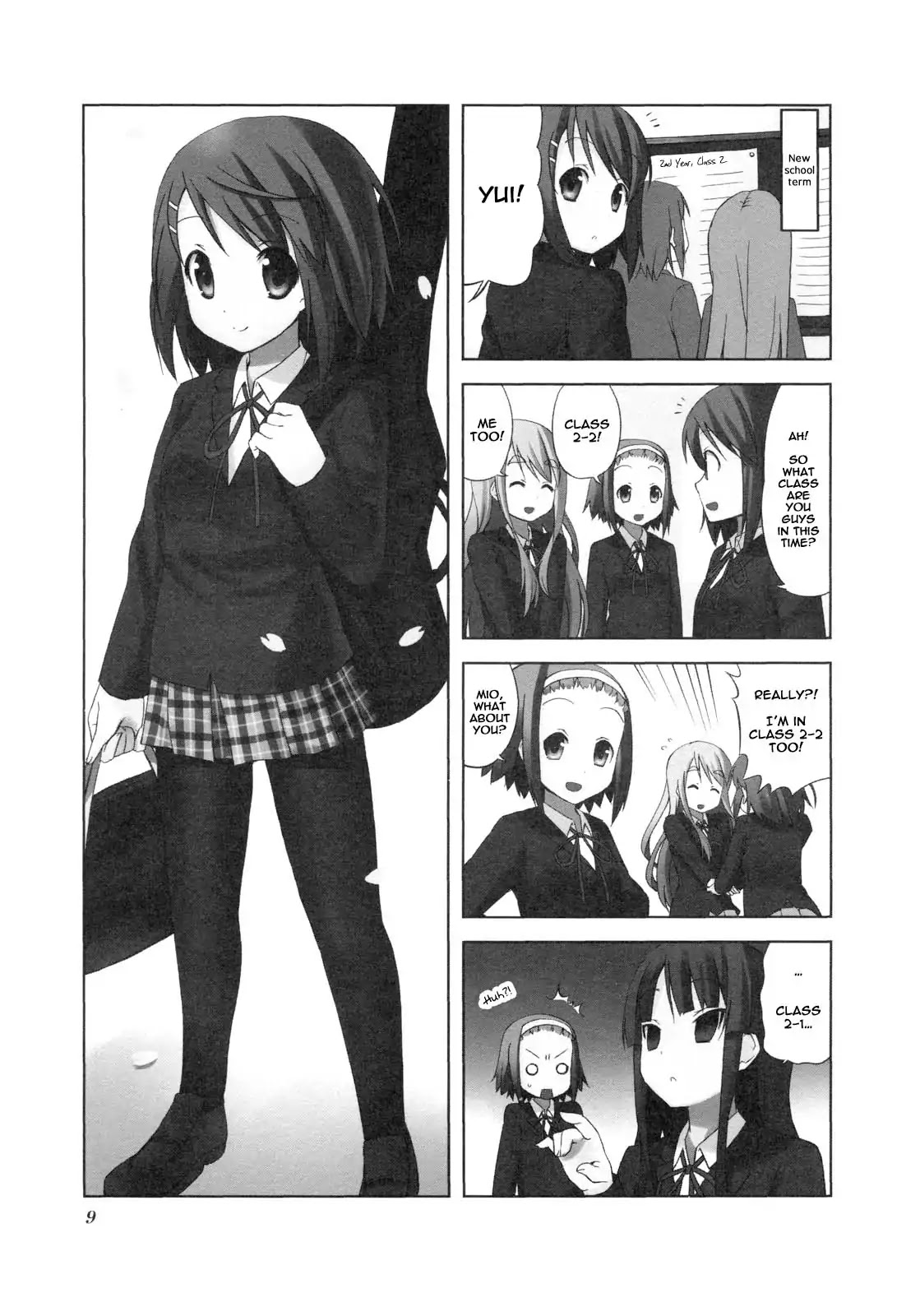 K-ON! Chapter 2.1 page 9 - Vol.2 Chapter 1