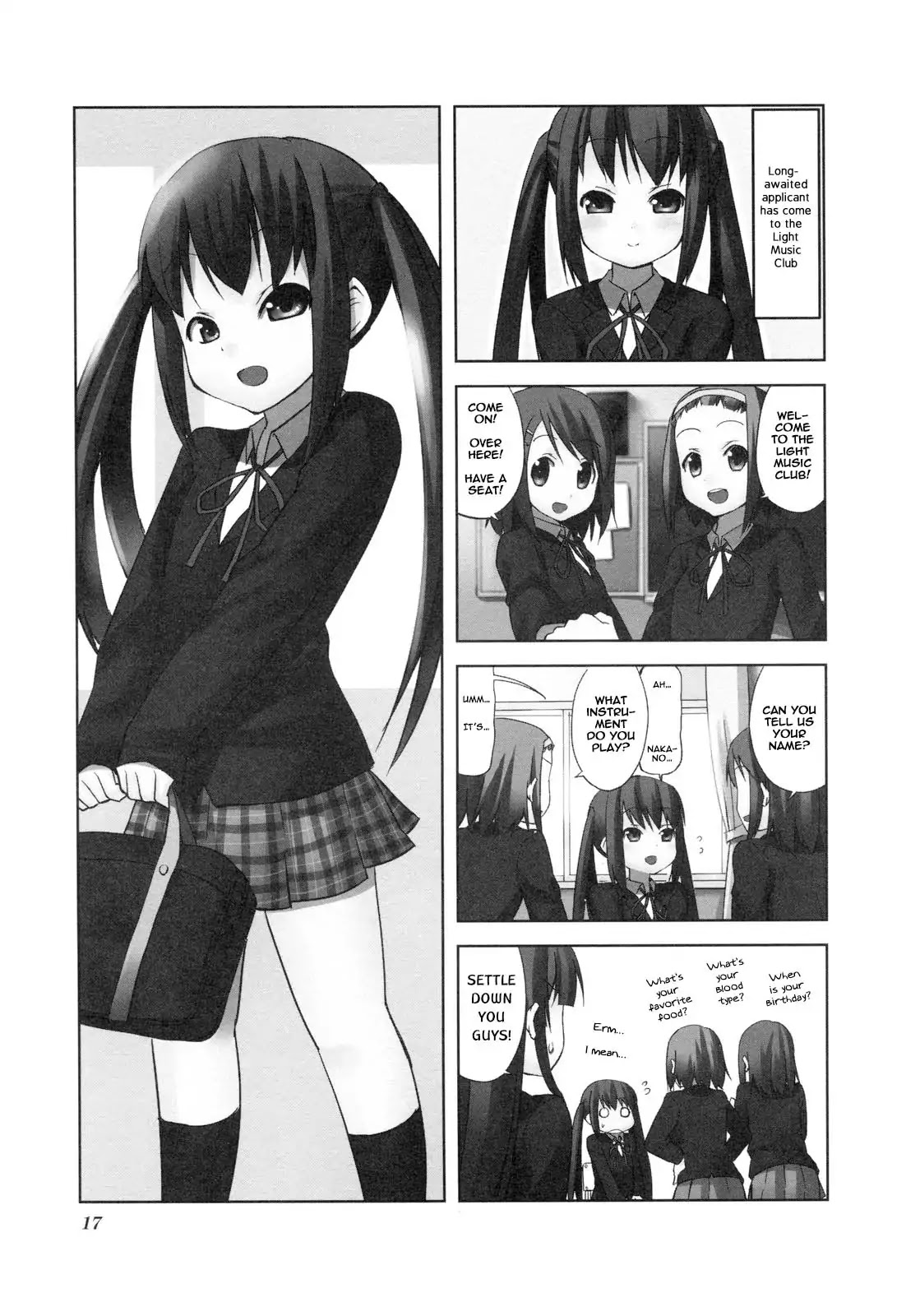 K-ON! Chapter 2.2 page 1 - Vol.2 Chapter 2