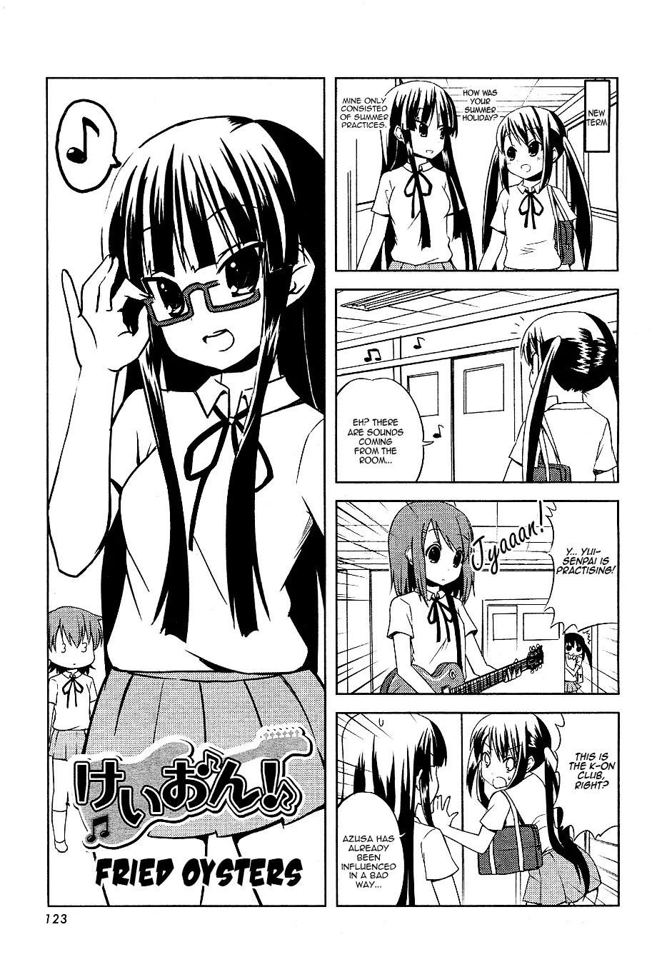 K-ON! Chapter 2.8 page 1 - Vol.2 Chapter 8