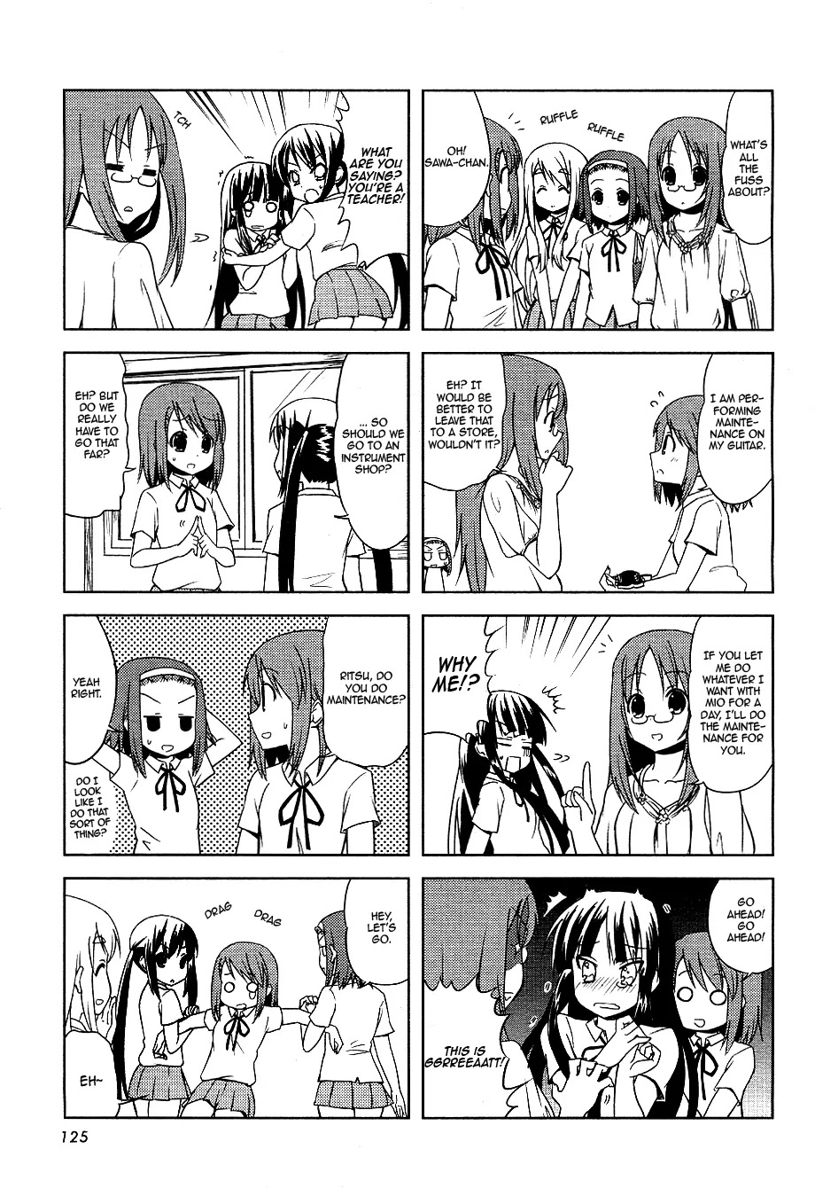 K-ON! Chapter 2.8 page 3 - Vol.2 Chapter 8
