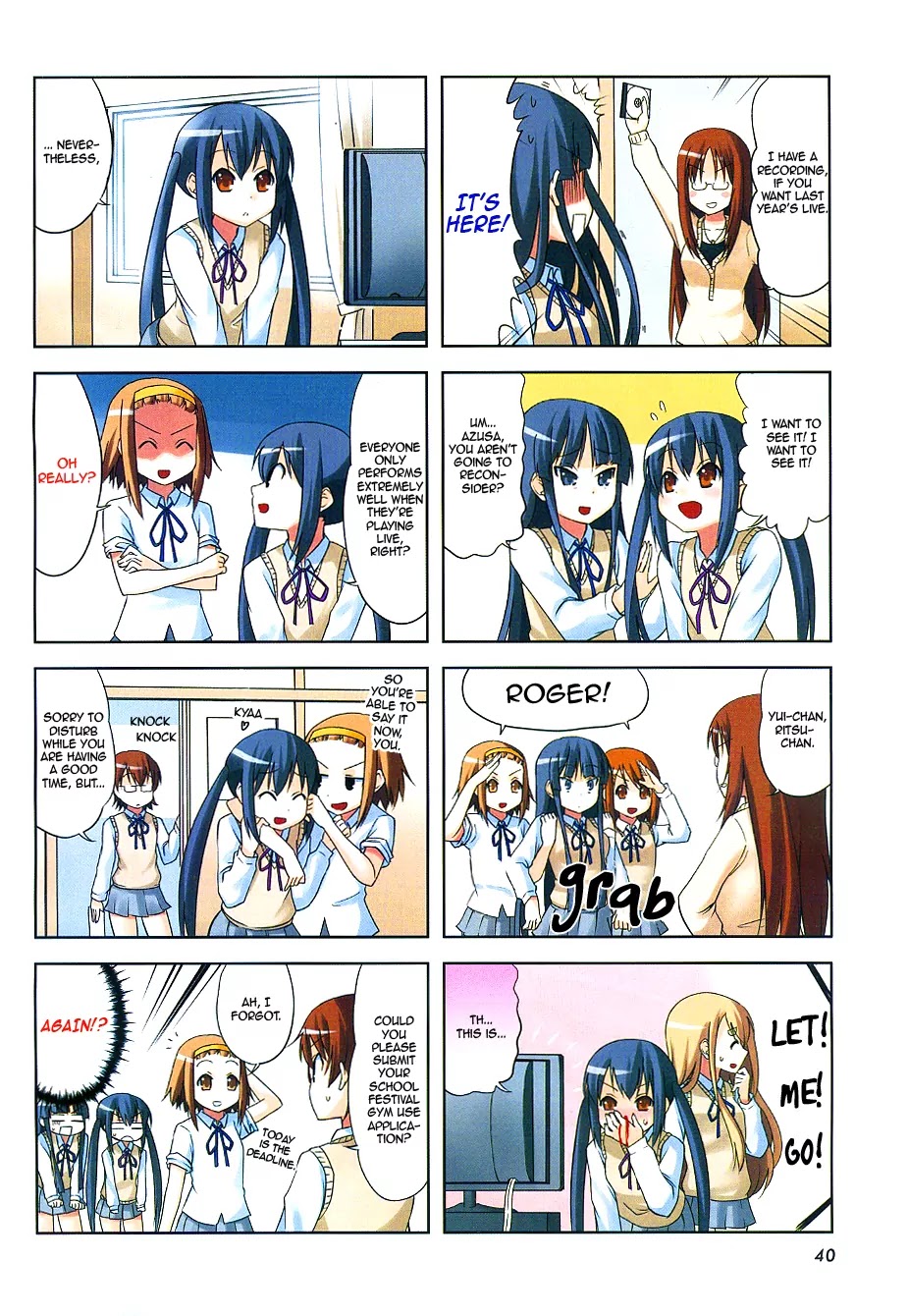 K-ON! Chapter 2.9 page 2 - Vol.2 Chapter 9