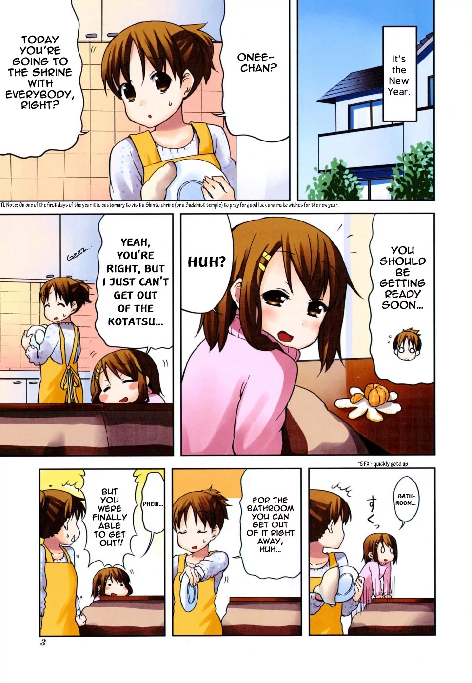 K-ON! Chapter 3.1 page 3 - Vol.3 Chapter 1