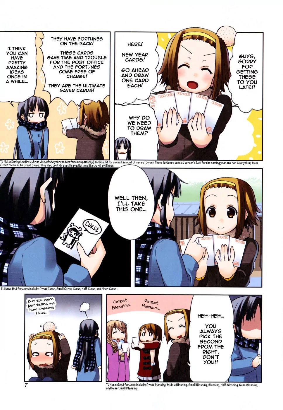 K-ON! Chapter 3.1 page 7 - Vol.3 Chapter 1